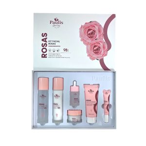 KIT FACIAL EXTRACTO DE ROSAS PAULIS PM5037 (BOX X 1 UNIDAD)