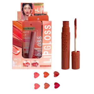 LABIAL LIQUIDO 6 TONOS 70393-03B (BOX X 12 UNIDADES)