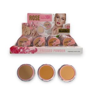 POLVO COMPACTO 3 TONOS MEDIO ROSAS 8167247H (BOX X 24 UNIDADES)