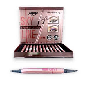 LÁPIZ 3 PELOS + DELINEADOR NEGRO 5921403C (BOX X 12 UNIDADES)