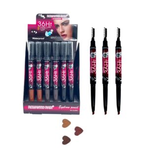 LAPIZ DE CEJAS 3 TONOS E2080 (BOX X 24 UNIDADES)