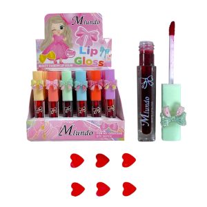 TINTA DE LABIOS 6 TONOS GZ8010388 (BOX X 24 UNIDADES)