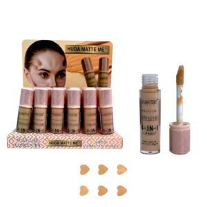 CORRECTOR 6 TONOS HUDA MATTE ME FA118 (BOX X 24 UNIDADES)