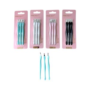 CORTA CUTICULA PINK KEY PC9268 (BOX X 24 UNIDADES)