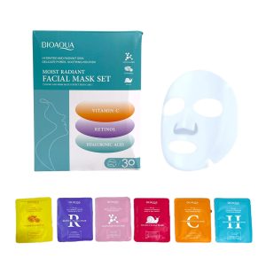 MASCARILLAS DE VELO SURTIDAS BIOAQUA BQY80738 (BOX X 30 UNIDADES)