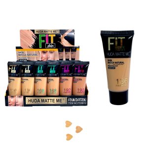 BASE 3 TONOS HUDA MATTE ME FD8812 (BOX X 24 UNIDADES)