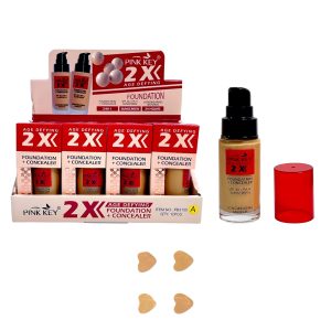 BASE PINK KEY 4 TONOS PB3130A (BOX X 12 UNIDADES)
