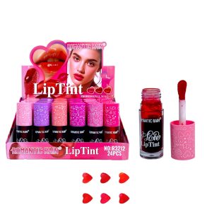 TINTA DE LABIOS 6 TONOS ROMANTIC RAIN R3212 (BOX X 24 UNIDADES)