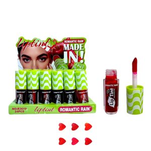 TINTA DE LABIOS 6 TONOS ROMANTIC RAIN R3619 (BOX X 24 UNIDADES)