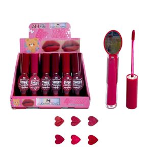 LABIAL LIQUIDO 6 TONOS HUDA MATTE Y2738 (BOX X 24 UNIDADES)