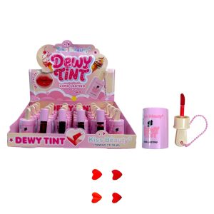 TINTA DE LABIOS 4 TONOS KISS BEAUTY 7117003 (BOX X 24 UNIDADES)