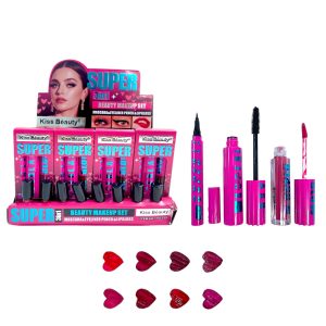MÁSCARA + DELINEADOR PLUMON + LABIAL LIQUIDO 8 TONOS 7161303 (BOX X 24 UNIDADES)