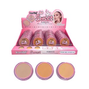 POLVO COMPACTO 3 TONOS 8162247(MEDIO) (BOX X 24 UNIDADES)