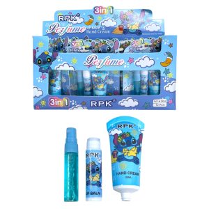 KIT LOCION Y CREMA + HIDRATANTE LABIAL H1464 (BOX X 12 UNIDADES)