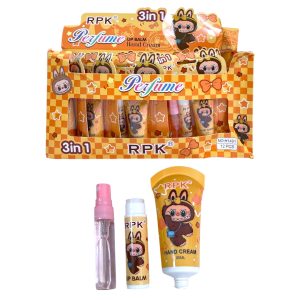 KIT LOCION Y CREMA + HIDRATANTE LABIAL H1491 (BOX X 12 UNIDADES)