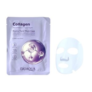 MASCARILLA DE VELO COLAGENO BIOAQUA BQY86518 (BOX X 20 UNIDADES)