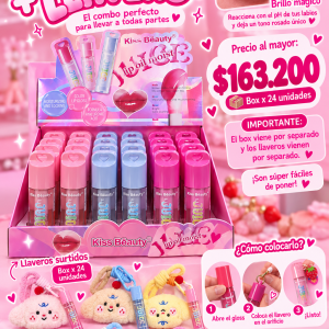 LLAVERO + BRILLO NATURAL 7147903L (BOX X 24 UNIDADES DE BRILLO BOX X 24 UNIDADES DE LLAVERO) NETO