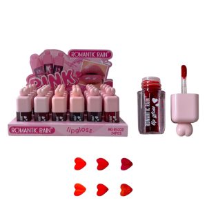 TINTA DE LABIOS 6 TONOS ROMANTIC RAIN R5332 (BOX X 24 UNIDADES)